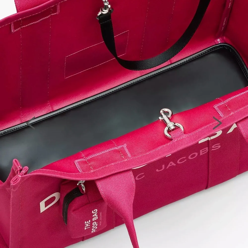 NWT Marc Jacobs The Doggy Bag raspberry pink - Picture 7 of 9